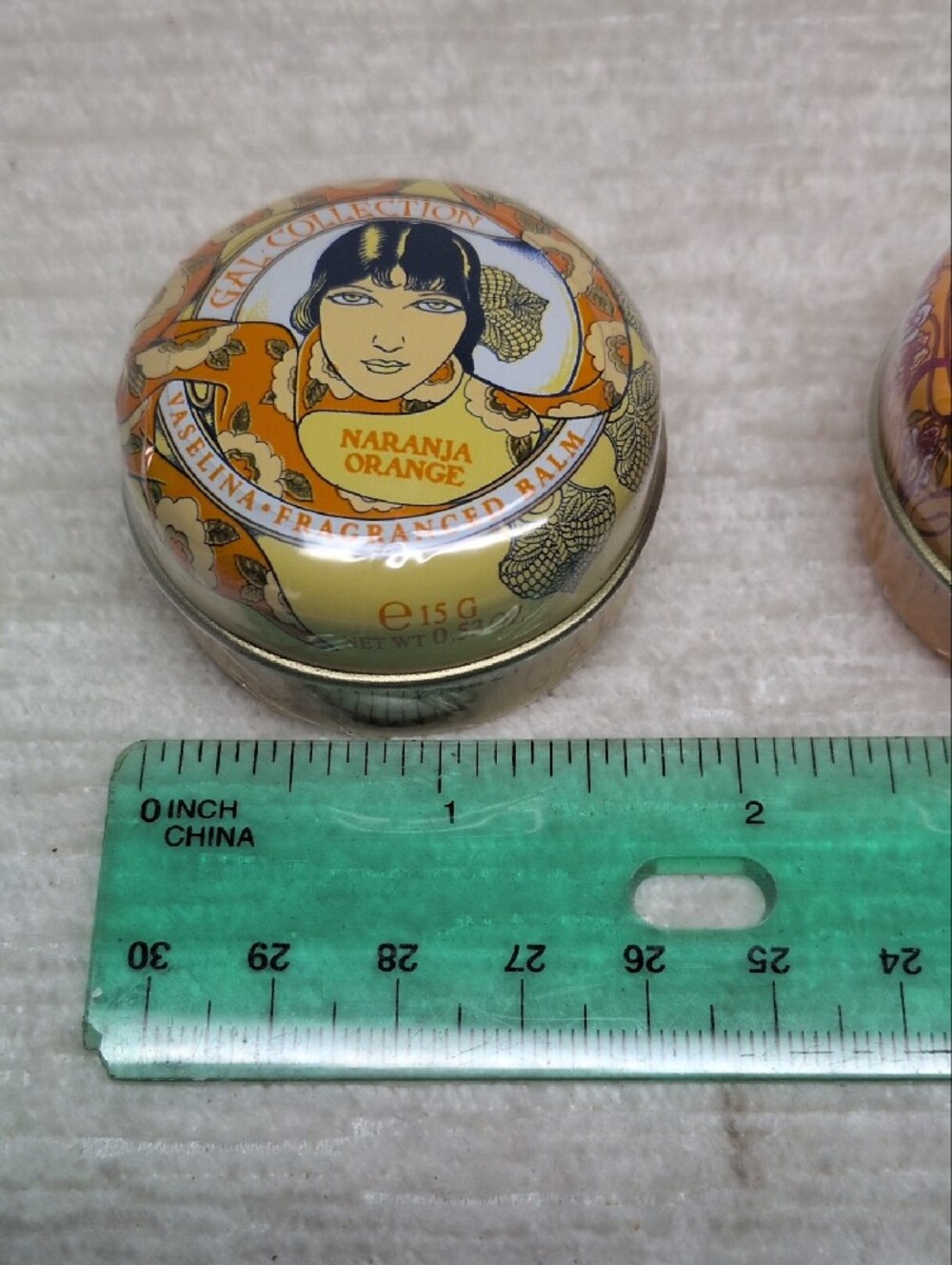 Imported Lip Balms - Set Of Two Peach And Orange From Spain - Picture 10 of 11
